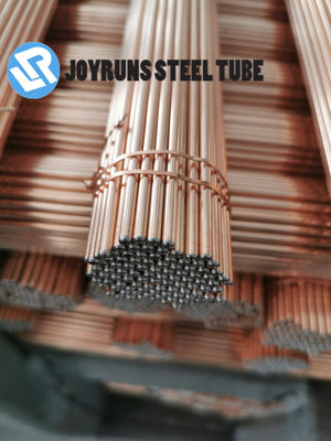 3.16*0.5mm ERW Seamless Alloy Steel Pipes Copper Coated Bundy Compressor Tube