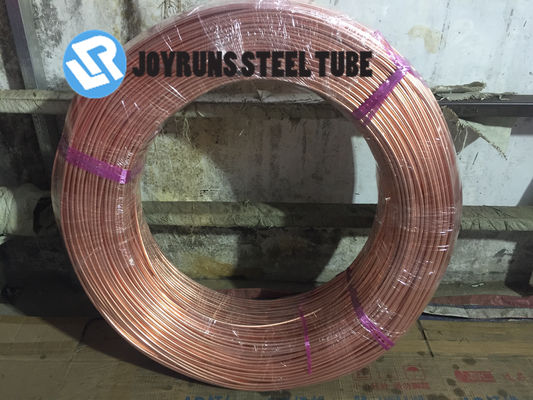 Electro Welded Copper Coil Tube Single Wall Galvanized Seamless Steel Pipe 4.76mm*0.6mm