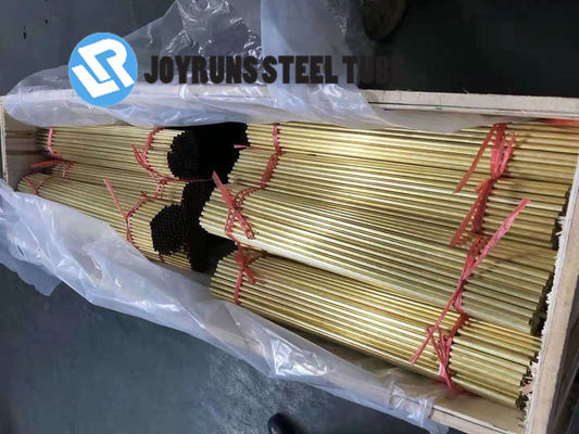Cold Drawning Aluminium Brass Tubes C68700 Spiral Copper Tube Heat Exchanger 15.88*1mm