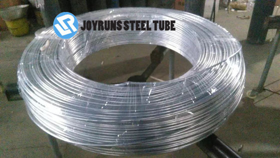 Lower Carbon Single Wall Steel Tube Bundy Galvanised Steel Tube ASTM A254 SPCC 4.76*0.6MM