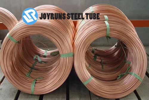 BHG1 Single Wall Steel Tube 6*0.7MM ASTM A254 Low Carbon Steel Piping Round Coil For Condenser