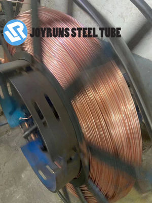 EN10139 Single Wall Steel Tube DC04 8*0.7MM Cold Rolled Pipe Copper Coated Coil