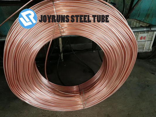 3.16*0.5mm Steel Bundy Tube EN10305-1 DC04 Double Wall Thinnest Copper Coated Pipe