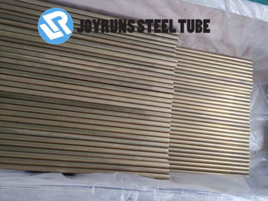 25.4*1.25MM ASTM B111 C44300 , Admiralty Brass Seamless Carbon Steel Pipe