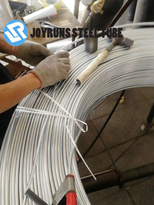 3.16*0.5mm Double Wall Brazing Steel Tubing , SPCC Thin Wall Galvanized Tubing For Compressor