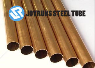 Heat Exchanging Aluminium Brass Tubes C7060T JIS H3300 Seamless Copper Nickel Alloy Tube