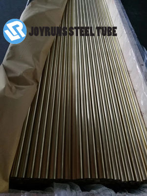 24mm*1mm Aluminium Brass Tubes ASTM B111 C68700 Cold Drawning Brass Seamless Tubes