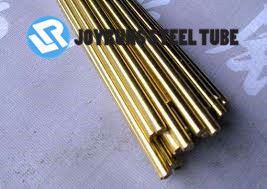 19.05*2.11mm ASTM B111 C44300 , Seamless Admiralty Brass Heat Exchanger Pipes Tubes