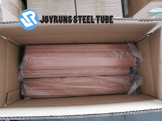 ASTM A254-97 BHG1 7.9*0.7mm Copper Coated Steel Bundy Tube For Condenser