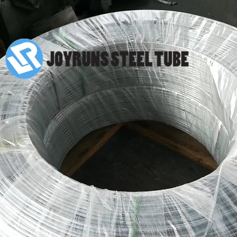 Electro Welded Copper Coil Tube Single Wall Galvanized Seamless Steel Pipe 4.76mm*0.6mm