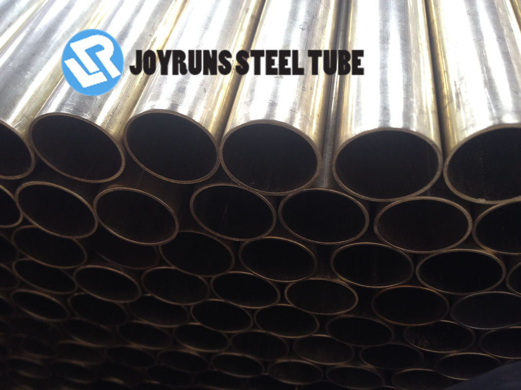 BS2871 CZ110 Seamless Copper Tube Copper Alloy Steel Seamless Tube For Heat Exchangers