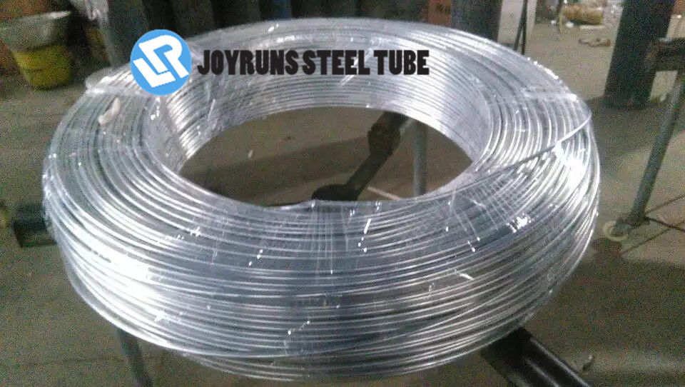 3.16*0.5mm Double Wall Brazing Steel Tubing , SPCC Thin Wall Galvanized