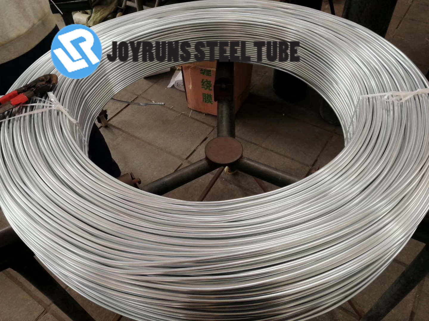 4.76*0.7MM ASTM A254 ，DC04 Bundy Galvanized Steel Tubing Coil Zinc