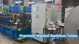 Welded stainless tube  TP304, TP316, S32205